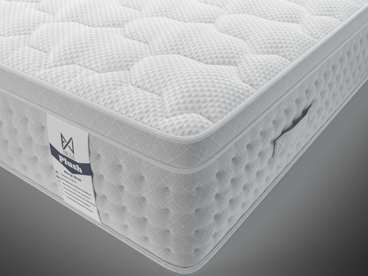 The Luxury Plush Nexus 2000 Pocket Spring Pillow Top - Plush