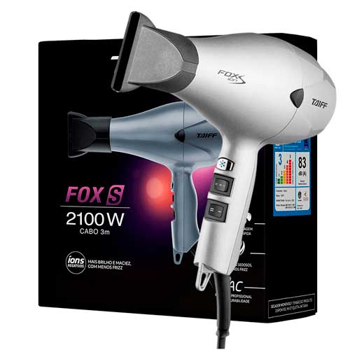 Secador Taiff Fox Ion S 220V 2100W