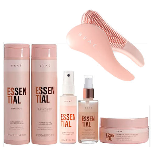 Kit Braé Essential Home Care Full (5 Produtos) + BRINDE ESCOVA BRÁE